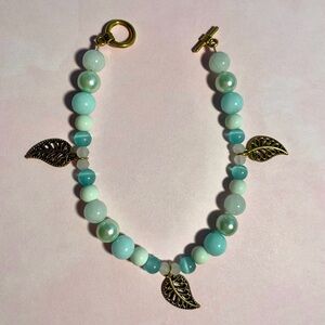 Minty Leaves Bracelet